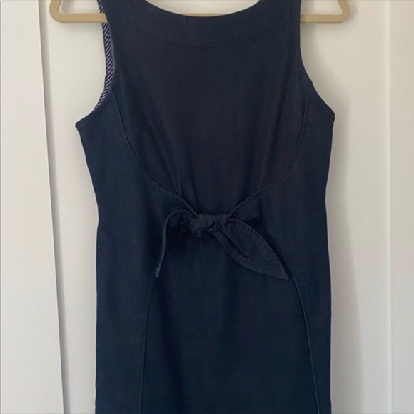 Anthropologie Holding Horses Blue Denim Clara Tie Knot Jean Dress - Picture 6 of 14